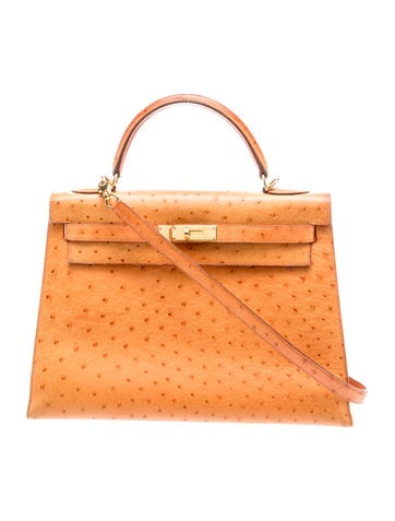 Ostrich Kelly II Sellier 32