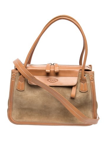 Suede Top Handle Bag