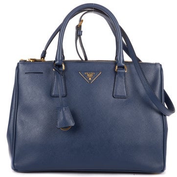 Leather Medium Galleria Double Zip Tote