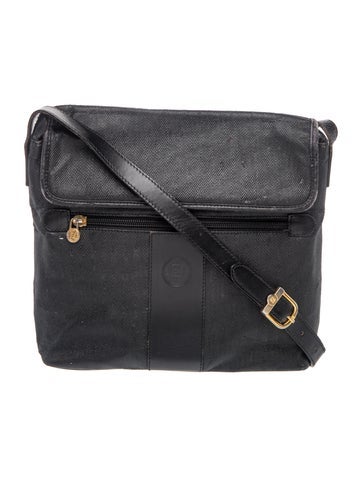 Leather Vintage Black Canvas