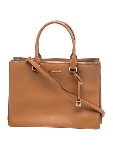 Leather Top Handle Bag