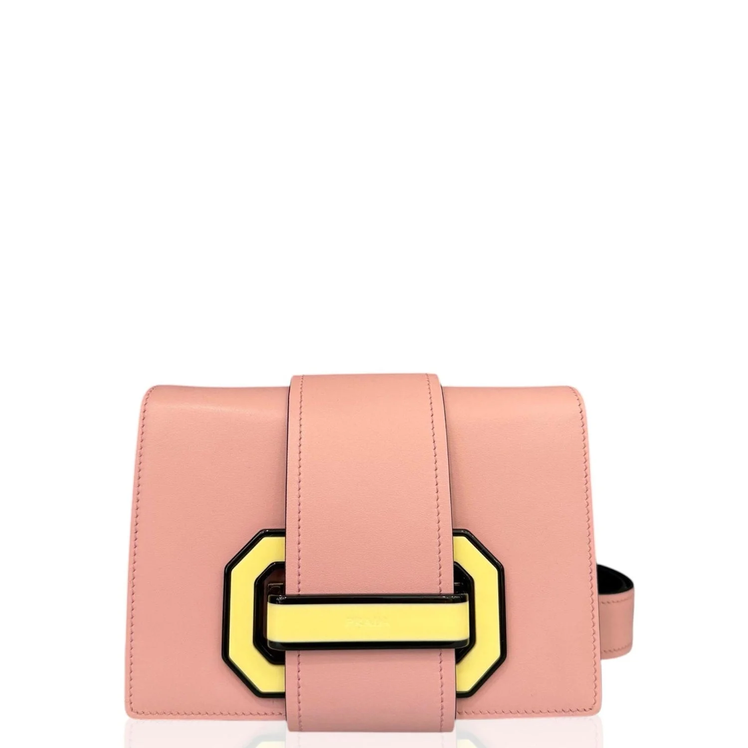 Calfskin Plex Ribbon Bag Small