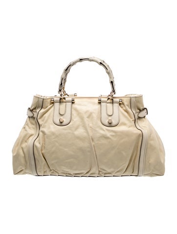 Bamboo Top Handle Bag