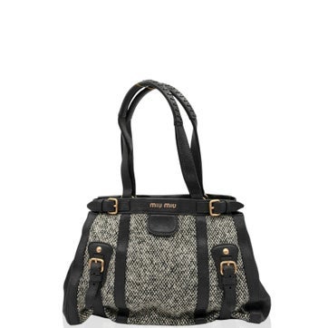 Calfskin Top Handle Bag