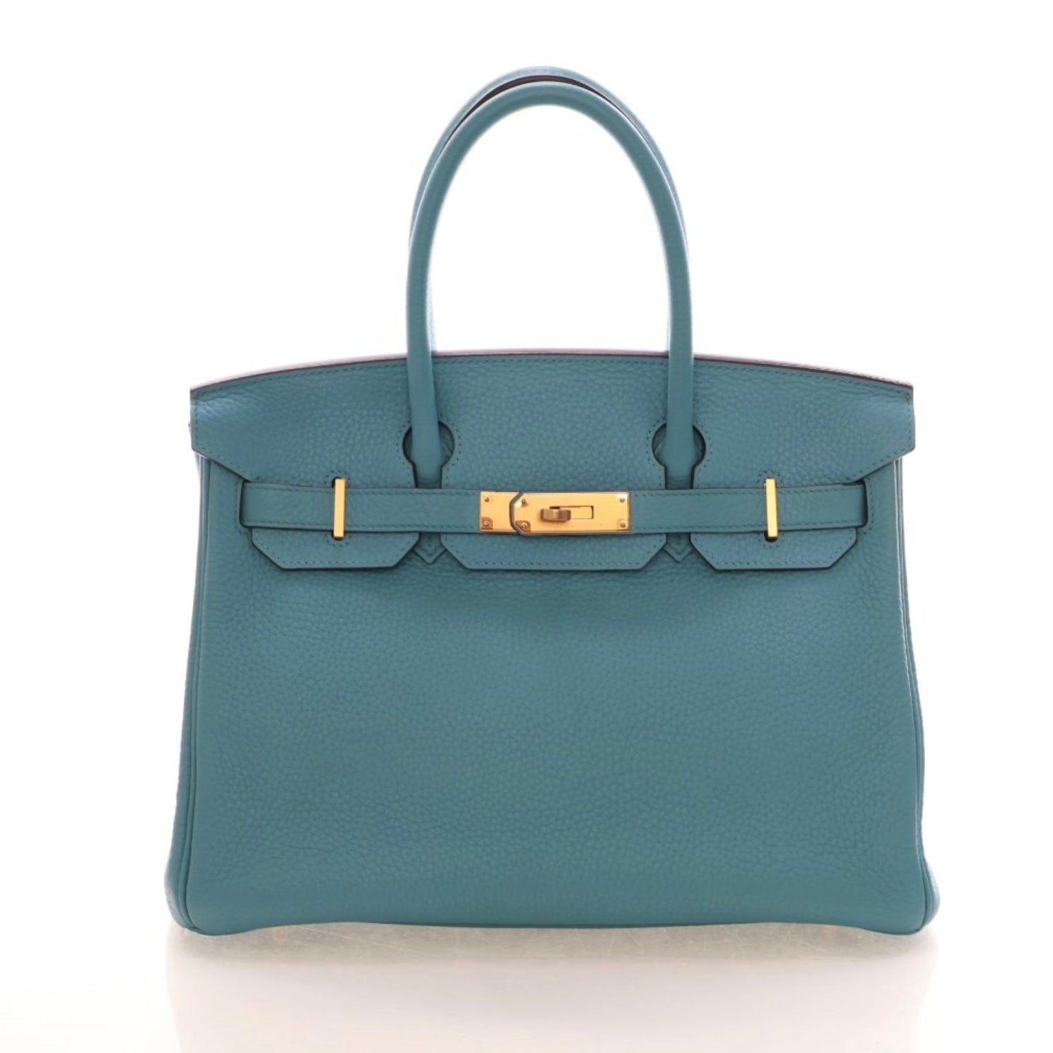 Hermes Bleu Saint Cyr Clemence Birkin 30