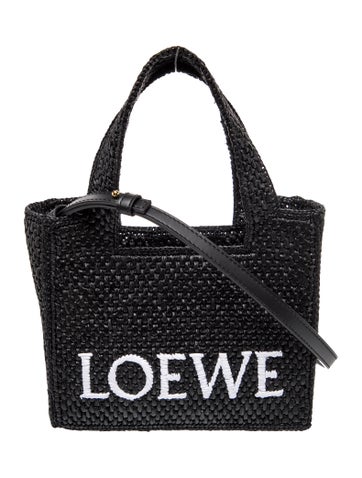 Raffia Font Tote Mini 2024