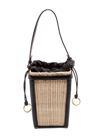 Wicker Bucket Bag