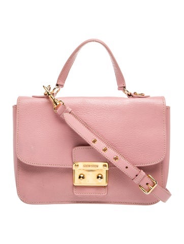 Leather Top Handle Bag