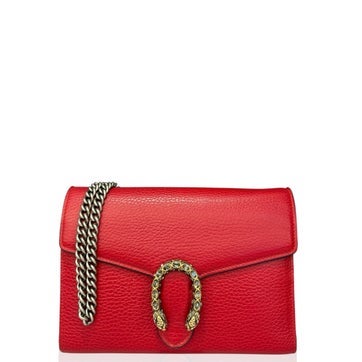 Patent Leather Mini Dionysus Chain Wallet