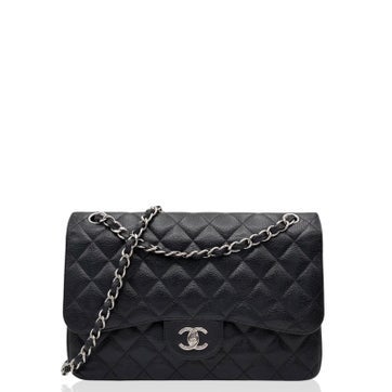 Calfskin Double Flap Jumbo