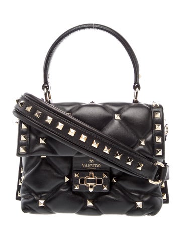 Rockstud Top Handle Bag