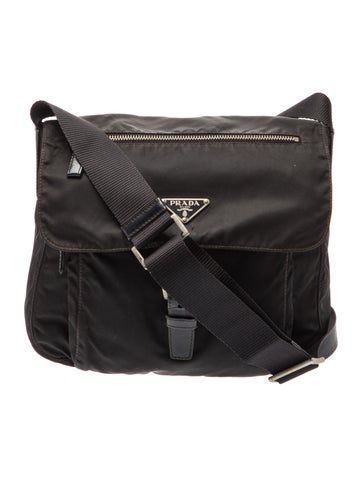 Tessuto Nylon Messenger Bag