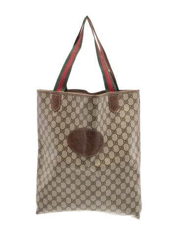 GG Canvas Old Vintage Flat Large Vintage