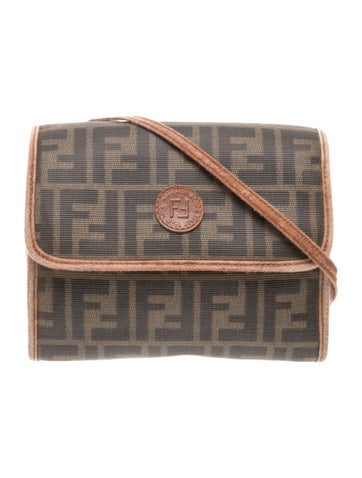 Zucca FF Vintage Zucca FF Flap Crossbody Bag Small Vintage