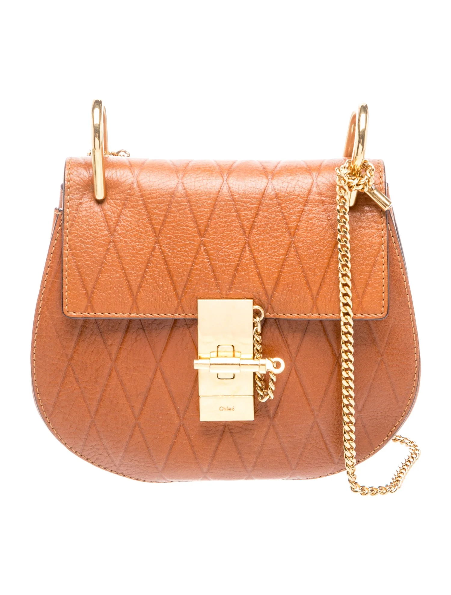 Chloe Leather Drew Crossbody