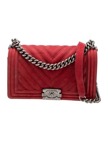 Medium Suede Boy Bag