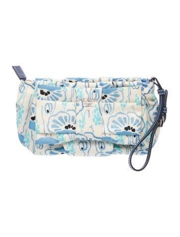 Tessuto Tessuto Nylon Bow Wristlet Pouch Small