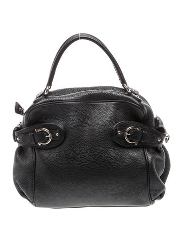 Leather Top Handle Bag