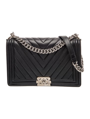 Large Chevron Boy Bag