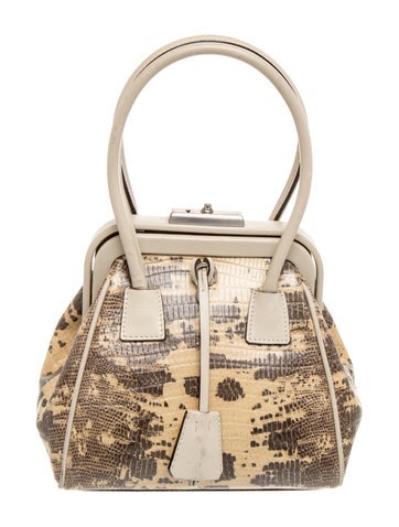 Lizard Lizard Handle Bag