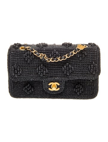 Dolce Raffia Flap Bag