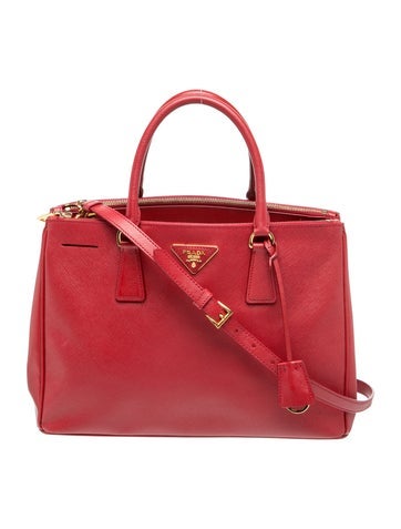 Saffiano Leather Galleria Double Zip Large