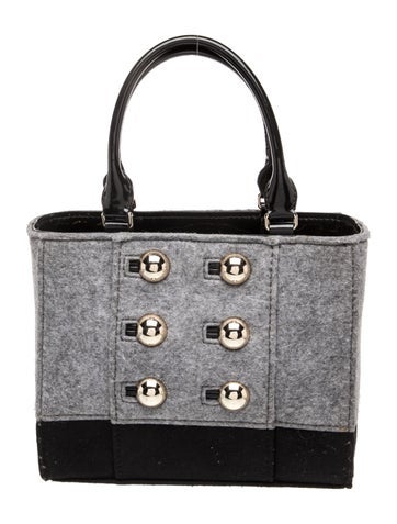 Felt Top Handle Bag