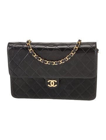 Quilted Medium Square Flap Bag