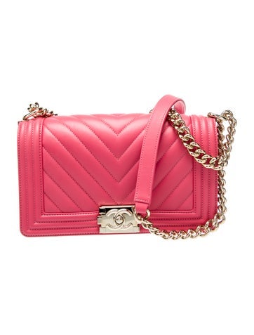 Chevron Medium Boy Bag