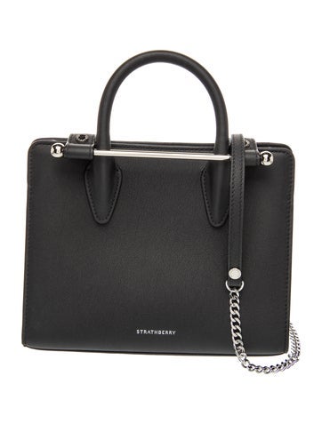 Strathberry Leather Top Handle Bag
