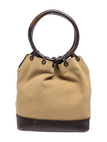 Canvas Bucket Bag Vintage