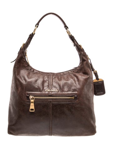 Vitello Shine Leather Shoulder Bag