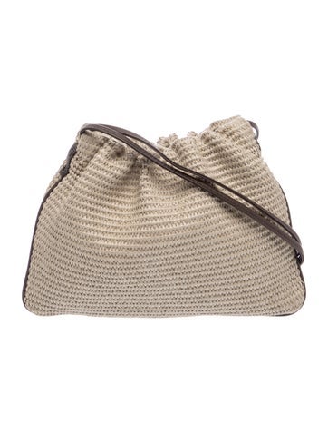 Raffia Crossbody Bag
