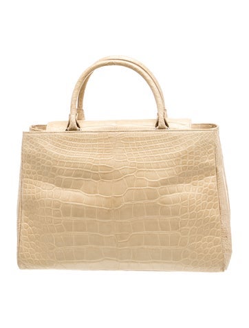 Alligator Top Handle Bag