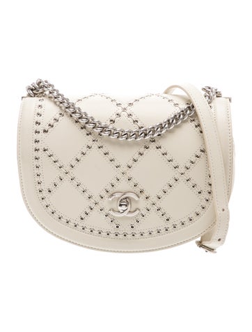 Paris-Greece Coco Eyelets Flap Bag