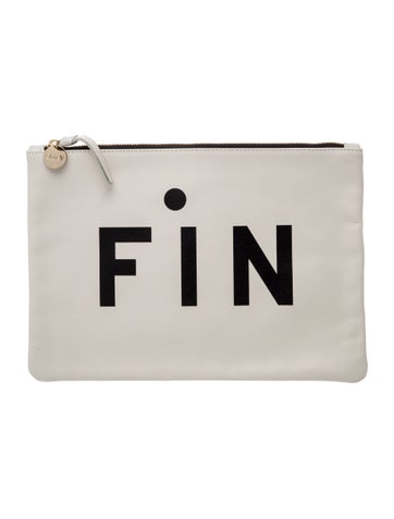 Leather Clutch w/ Tags