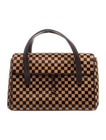 Damier Ebene Sauvage Lionne Handbag