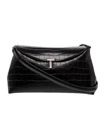 Embossed Leather Shoulder Bag