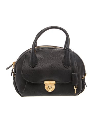 Leather Top Handle Bag