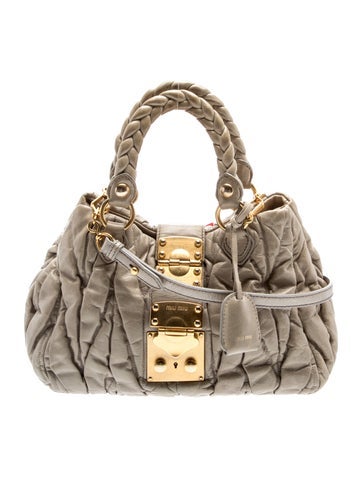 Leather Top Handle Bag