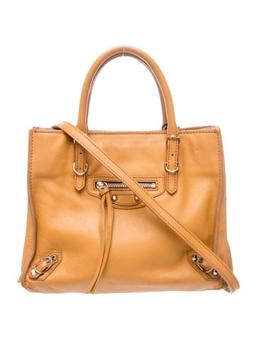 Leather Top Handle Bag