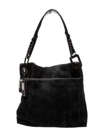 Suede Messenger Bag