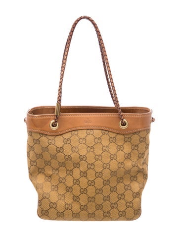 GG Canvas Vintage GG Handbag Small