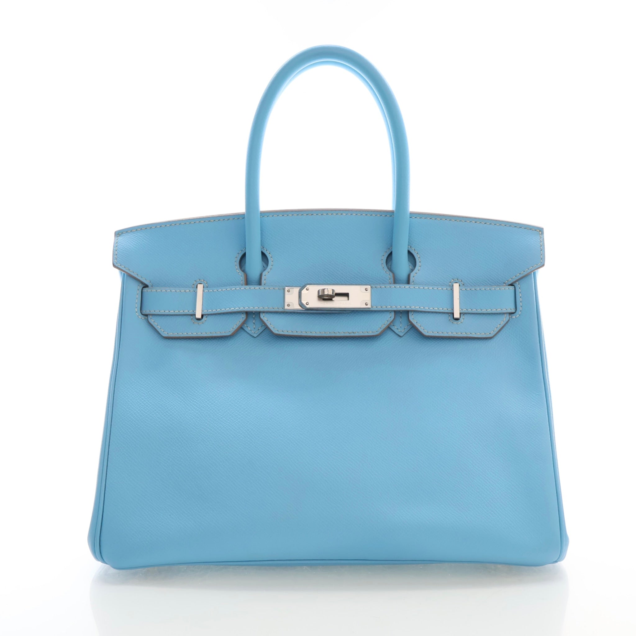 Hermes Celeste Epsom Verso Birkin 30