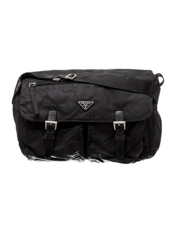 Tessuto Nylon Messenger Bag