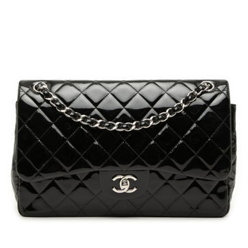 Patent Leather Jumbo Classic Patent Double Flap