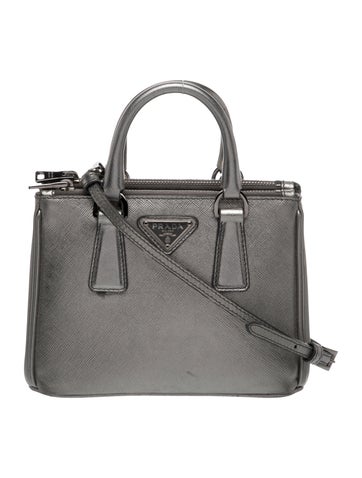 Enameled Metal Triangle Galleria Double Zip