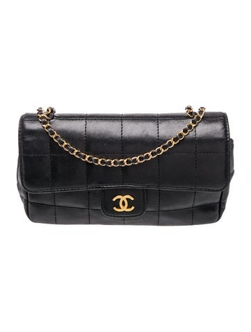 Extra Mini Square Quilt Classic Flap Bag