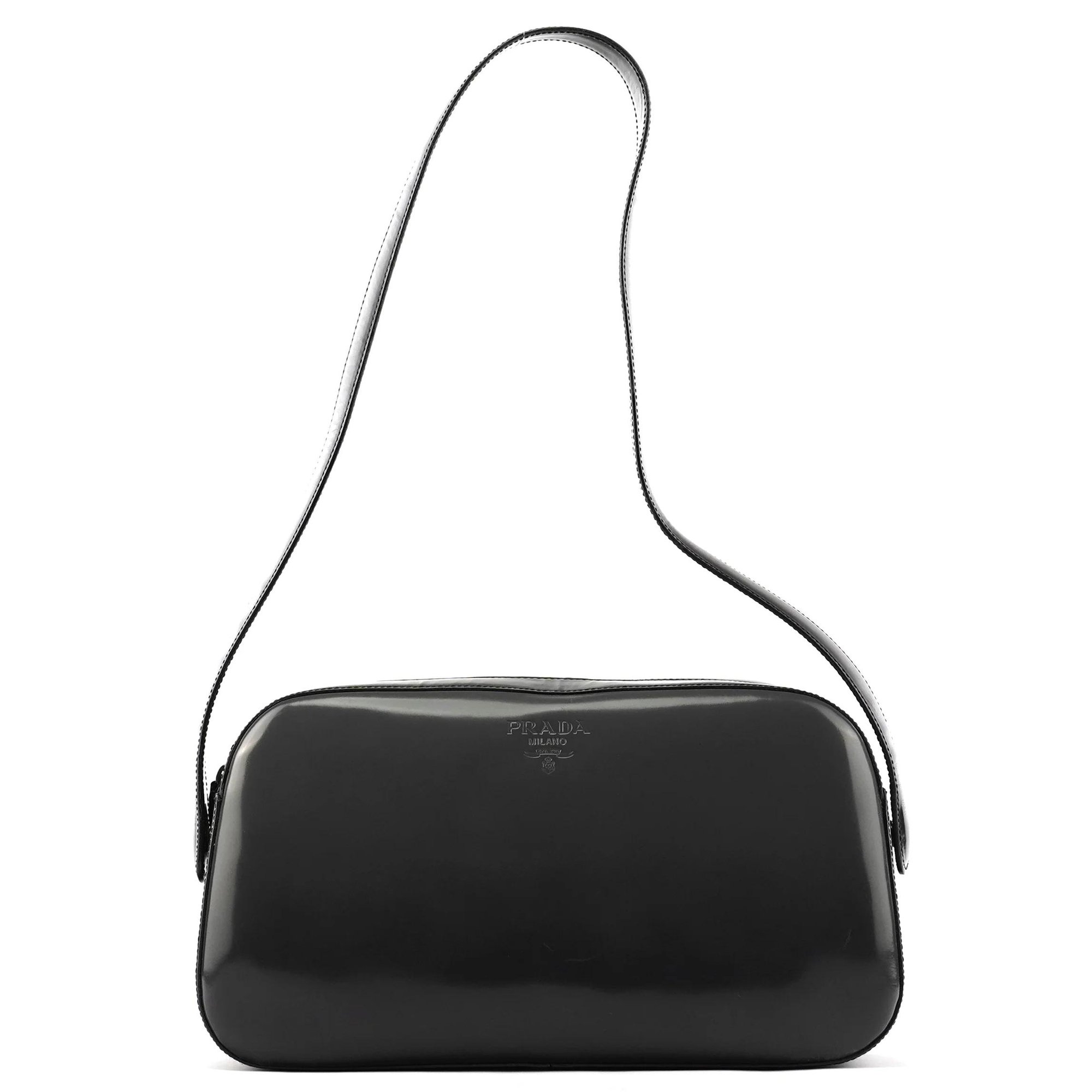 Prada Re-Edition 1995 patent leather handbag