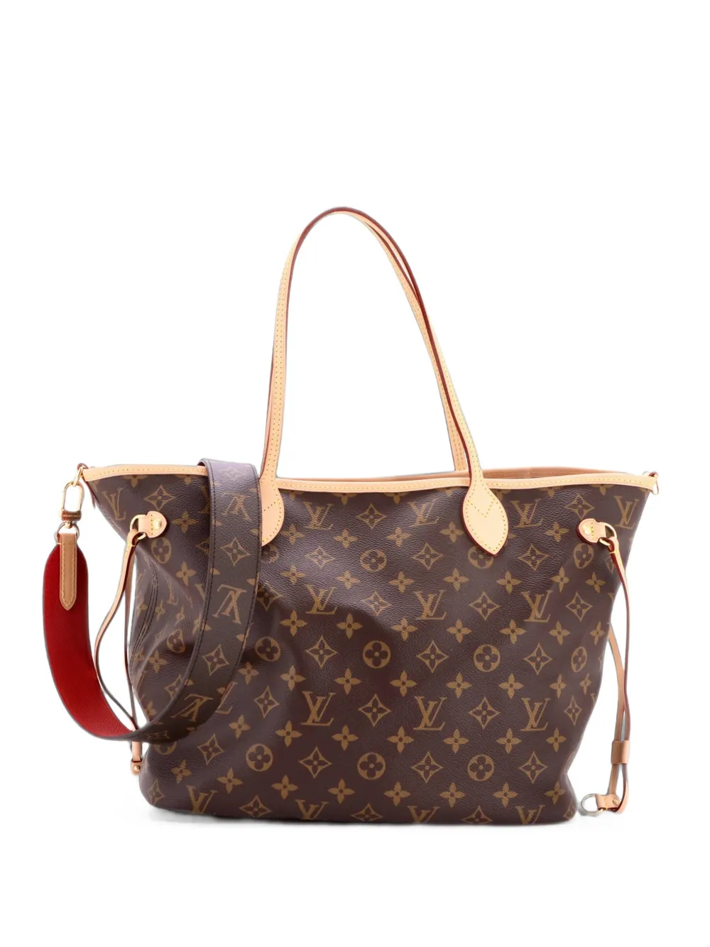 Louis Vuitton Neverfull Bandouliere Inside Out Monogram Canvas and Textile MM tote bag